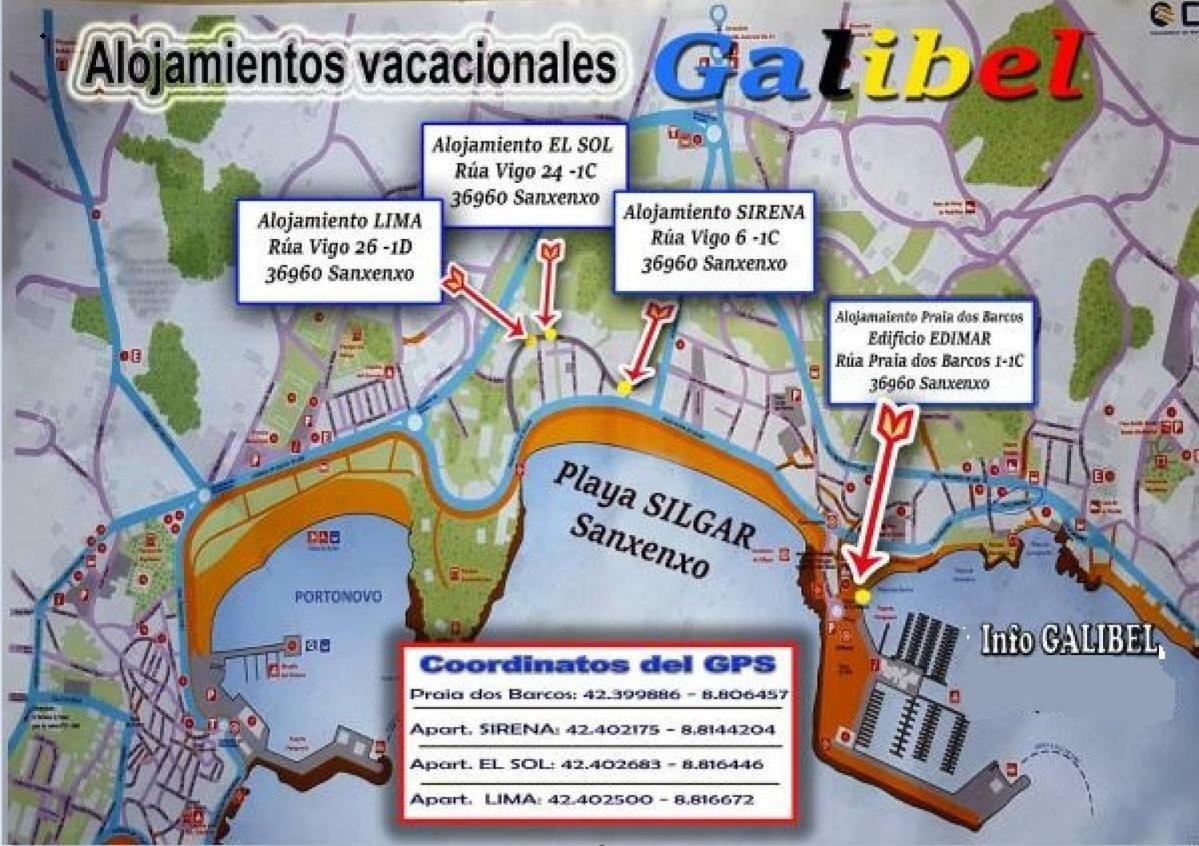 Lima-Galibel Apartment Sanxenxo Bagian luar foto